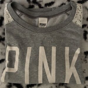 PINK crew neck Sweatshirt